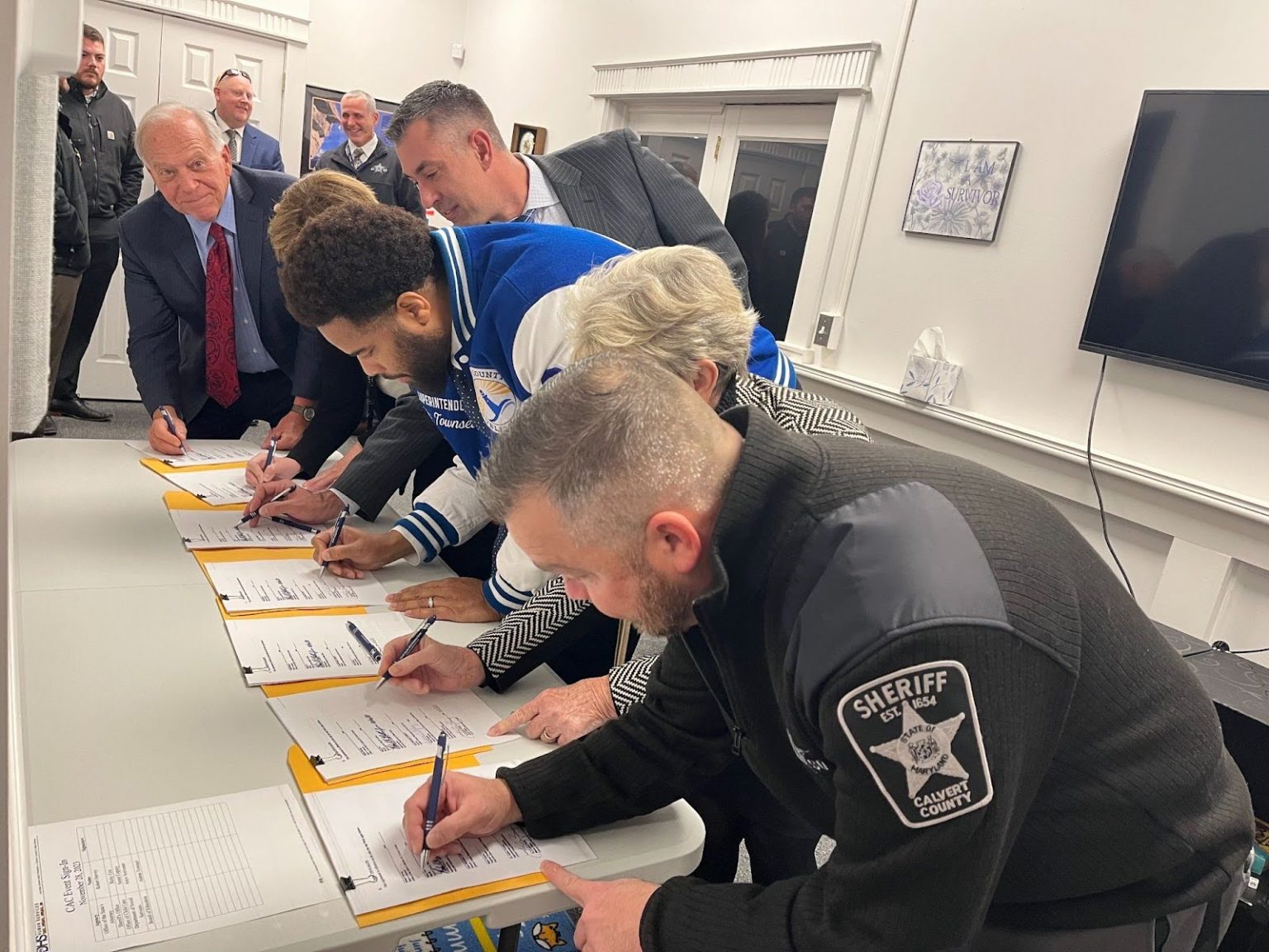 DHS NewsCalvert County Officials Sign An Agreement To Enhance The